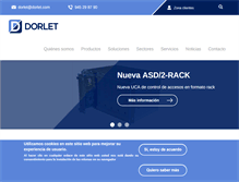 Tablet Screenshot of dorlet.com